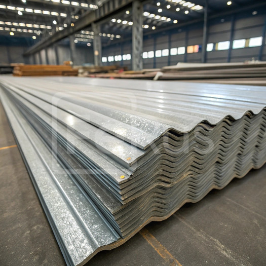 Профнастил КС8 оцинкованный 0,45х1150х1200 мм