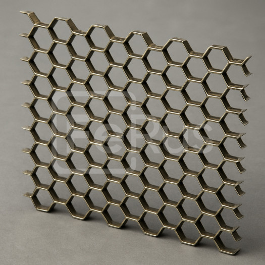 Гексагональная сетка HM-03 (1000х2000х25х2) AISI 201