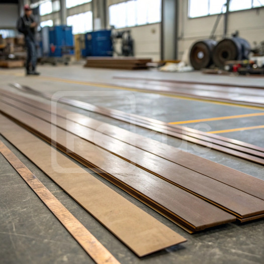 Полоса бронзовая электросварная 0,2х80 мм БрБНТ1,9 ГОСТ 1789-2013